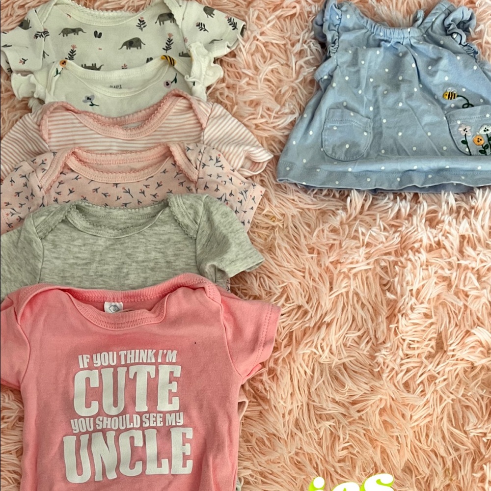 Newborn onsies! $2 dollars each and $18 for all!